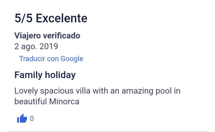 Villa Sirena Cala'N Blanes  Eksteriør billede